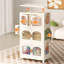 Boîte de rangement pliable en plastique transparent avec roulettes Inbox Zero