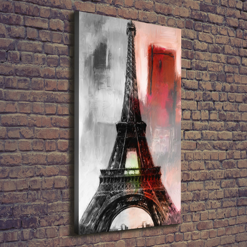 Eiffel Tower Paris - Wrapped Canvas Print, 140cm H x 70cm W
