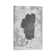 Gray Vintage Lake Tahoe Map by Blursbyai - Gallery-Wrapped Canvas Giclée on Canvas