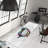 Soft Non Woven Printed Rug Featuring a Vibrant Geometric Pattern for Effortless Style in Living Spaces-114328773