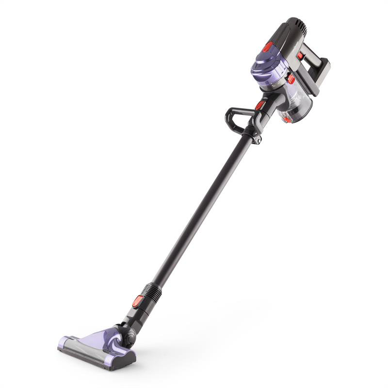 OneConcept Cordless Bagless Handheld Vacuum, Purple/Silver