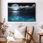 Impression sur toile romantique pleine lune-1965189254