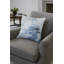 Beige Brushstroke Floral Linen Euro Pillow 26x26 with Down Insert-249106116-249106119-249106118