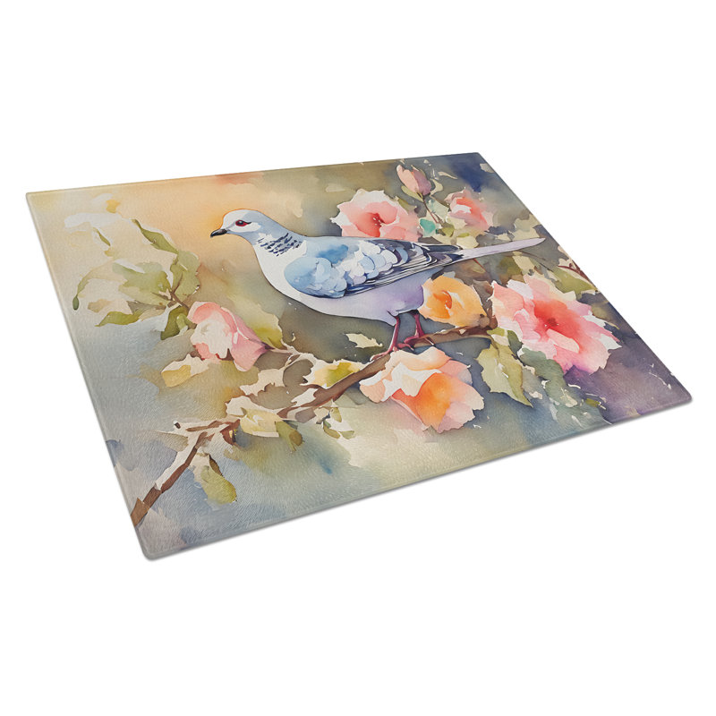 Dove Glass Cutting Board