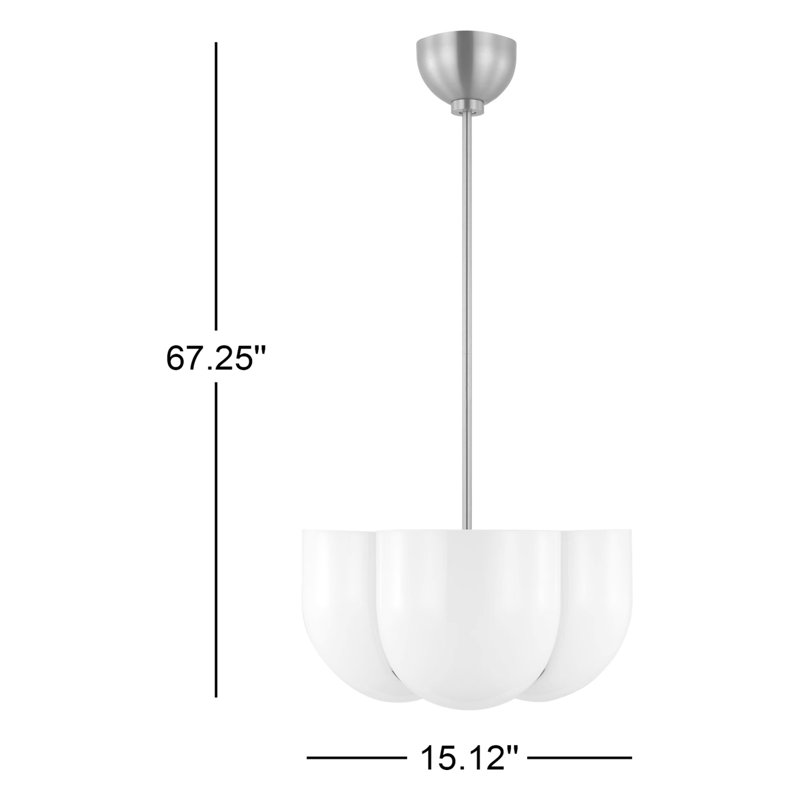 Cheverny 4 - Light Pendant, Matte White