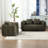 2-Seat Tufted Loveseat Bean Bag Sofa(Set Of 2)-105653520