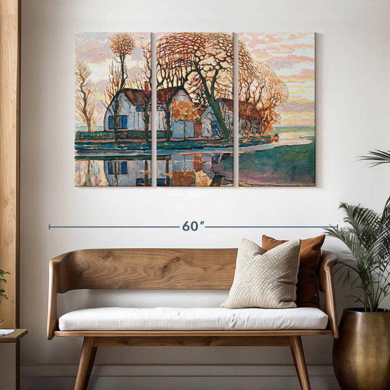 Lilie Farm Near Duivendrecht, 32" H x 50" W