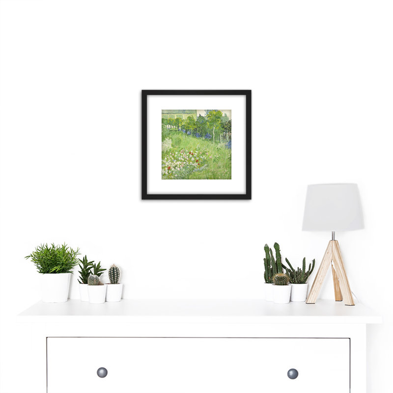 Van Gogh Daubignys Garden by Vincent Van Gogh - Single Picture Frame Painting