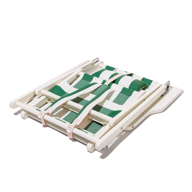 Chaise Tommy, Vert/blanc
