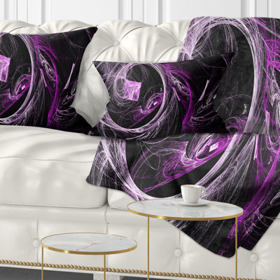 Billow Smoke - Coussin imprimé abstrait