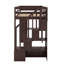 Lit mezzanine simple avec tiroirs et tiroirs de rangement-1169767281
