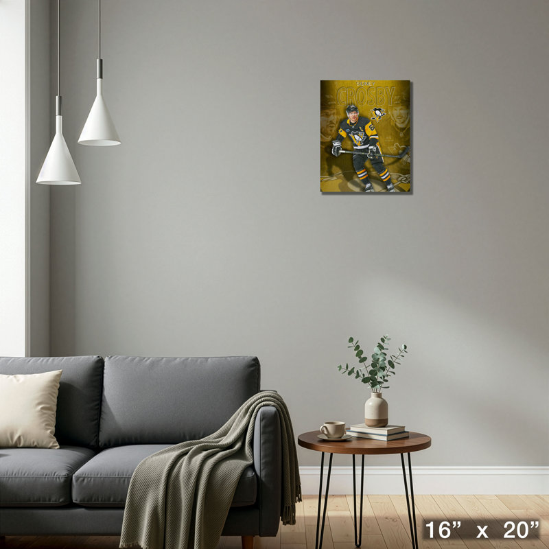 Pingouins en toile Sidney Crosby 16 x 20
