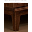 Table de chevet rétro de style américain fabriquée en bois de noyer noir massif avec bords arrondis sablés à la main, idéale pour la chambre à coucher