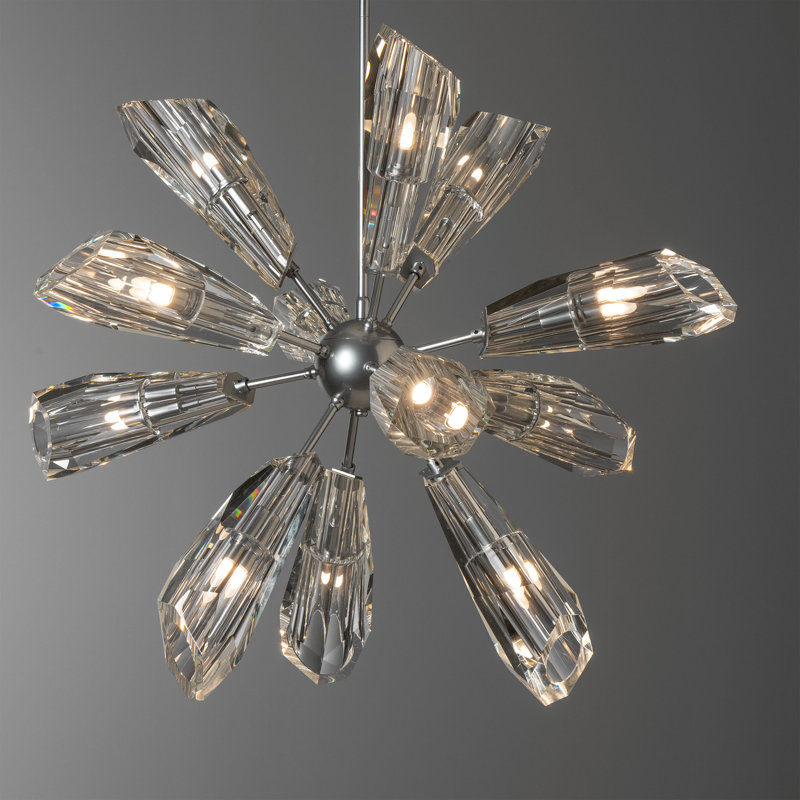 Luma 12 - Light Chandelier, Sterling
