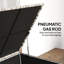 Outsunny 253L Garden Storage Box Rattan Deck Box Patio Rattan Mixed Grey