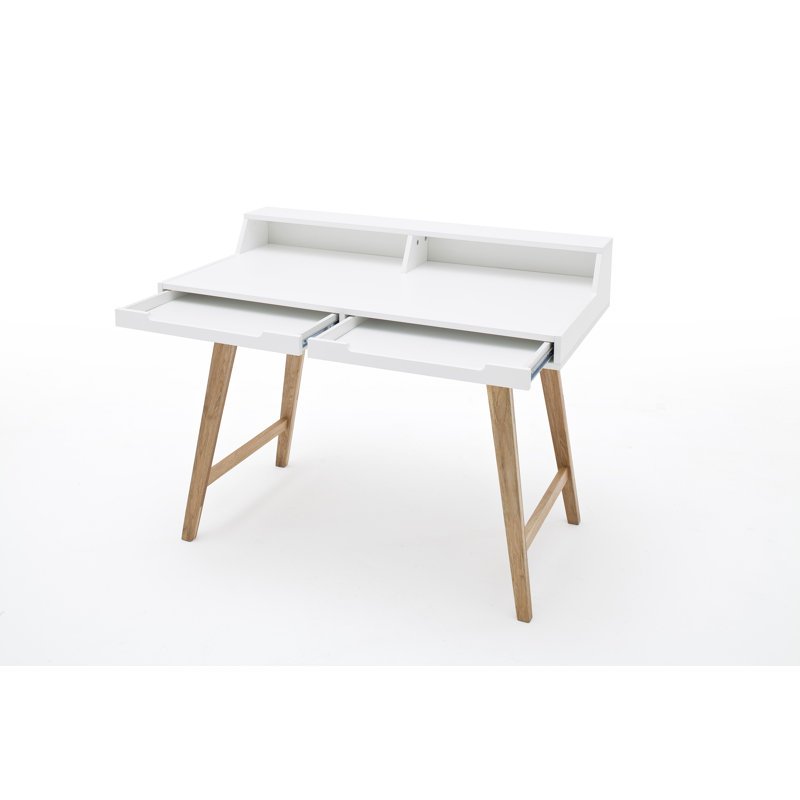 Padula Solid Wood Base Writing Desk