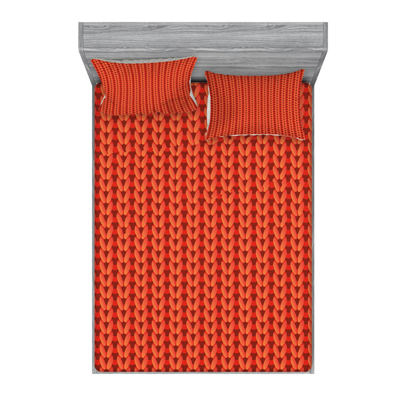 Microfiber Sheet Set, Queen Sheet Set with Fitted Sheet