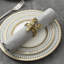 Metal 4 Piece Decorative Reindeer Napkin Ring
