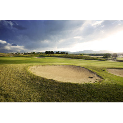 " Golf Course In Rocky Mountains "