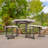 6 - Person Patio Dining Set Umbrella Hole Included Round Table