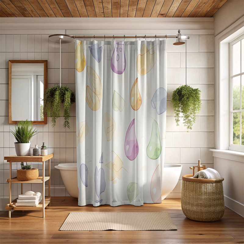 Rideaux de douche Soft Shades, L 71 po x L 74 po