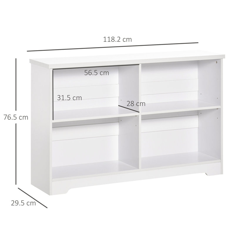 Kennelly 76.5 cm H x 118.2 cm W Standard Bookcase