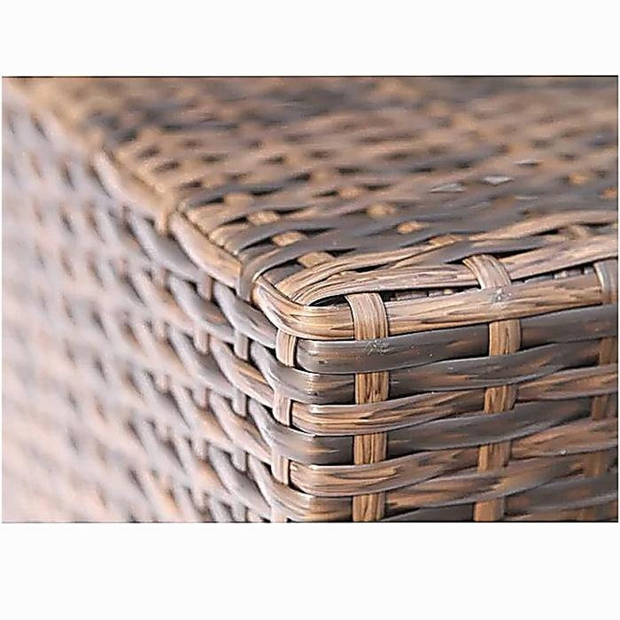 Chaise de coin de coin avec coussins Shick, Espresso