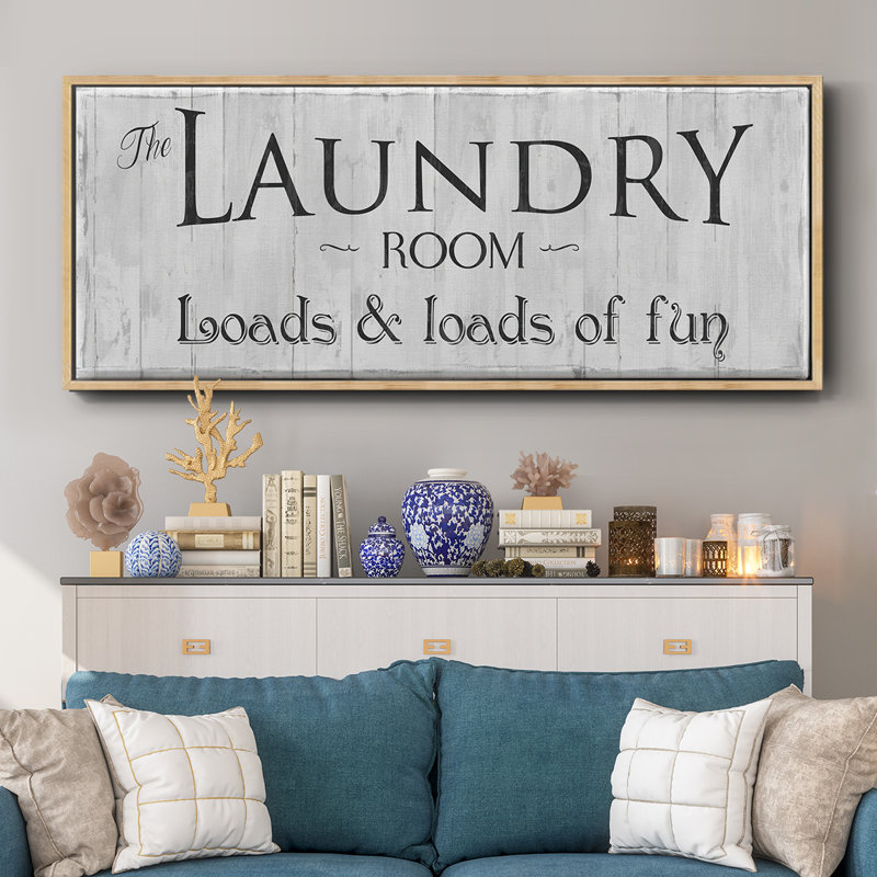 Loads of Fun- Framed Canvas, 24" H x 60" W