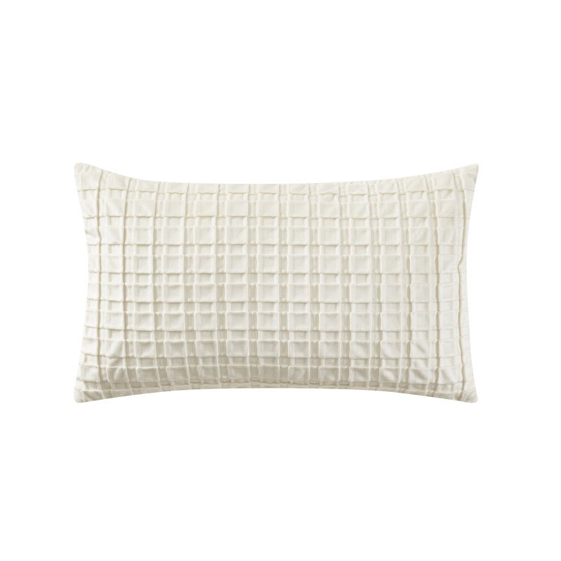 Coussin décoratif Alice, Blanc hivernal
