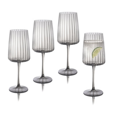 Orlosky Ribbed Wine Glass