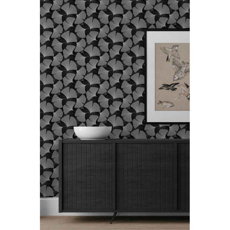 Adriannah Floral Roll, Carbon