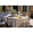 Peeples Tablecloth - Blue/Brown - 71" x 142"-1258953213
