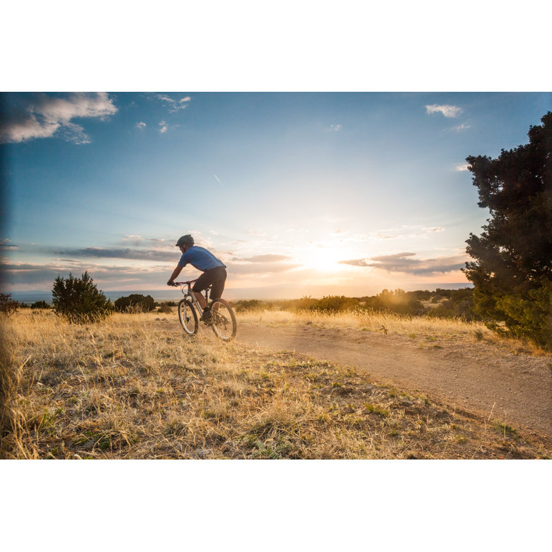Mountain Biking by Amygdala_imagery - No Frame Art Prints on Canvas, 61cm H x 91cm W