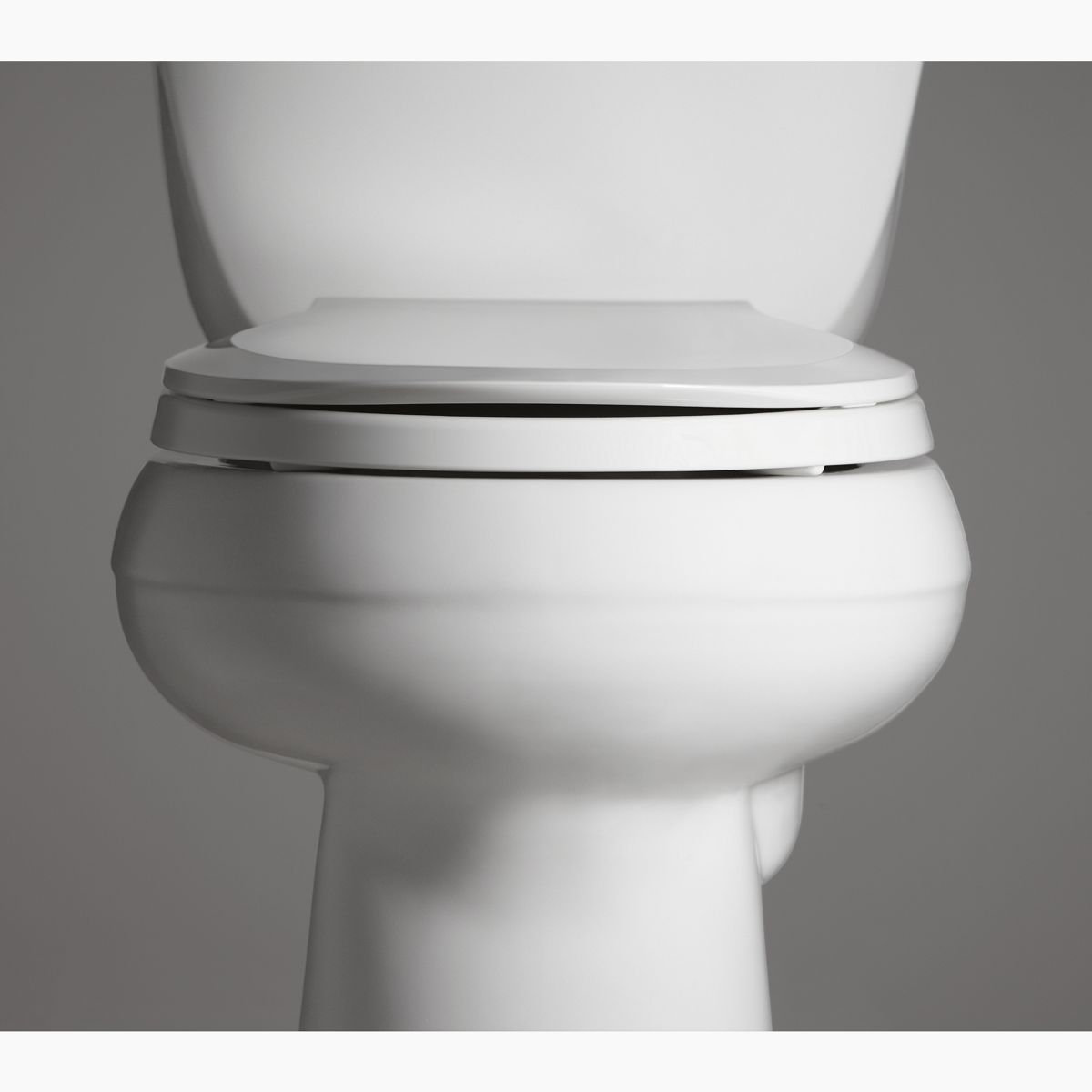 Cimarron 1.28 GPF Round Toilet, White, Right-Hand