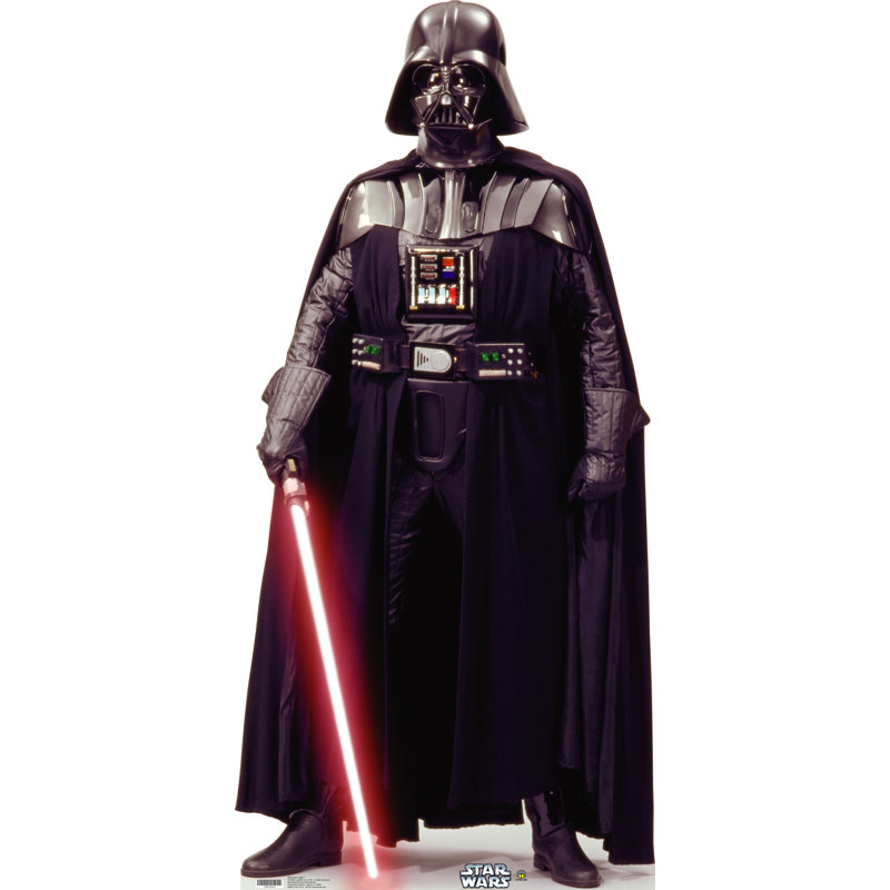 Darth Vader Life-Size Black Cardboard Stand-Up