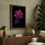 Lotus in Magenta Botanical - Wrapped Canvas-211344621-211344631