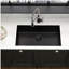 Évier de cuisine 32 po x 19 po encastré à simple cuve en acier inoxydable calibre 16 bronze