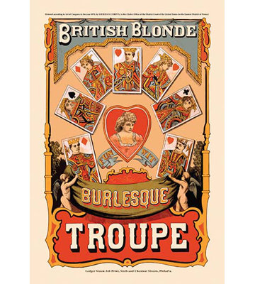 " British Blonde Burlesque Troupe " by Sheridan Corbyn