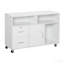 Support mobile pour imprimante, 1 tiroir, freins verrouillables pour bureau personnel - standard