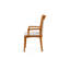 Fauteuil rembourré en bois massif Morgan-22354536-29029833