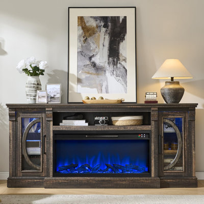 Meuble télé Crescent Fireplace
