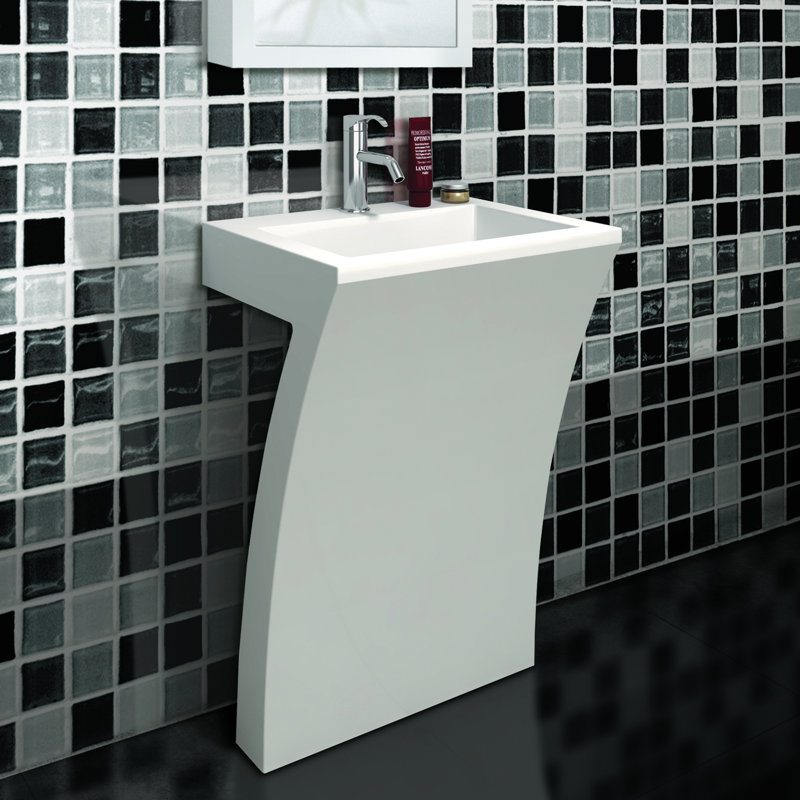Cedar Falls 22"Pedestal Sink with Overflow