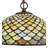 12" Wide Tiffany Fishscale Pendant