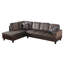 103.5" Wide Microfiber Sofa & Chaise-2052459089-2052459092
