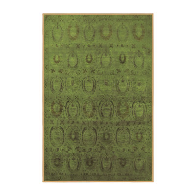 Tapis jaunes modernes Mid-Century 2658