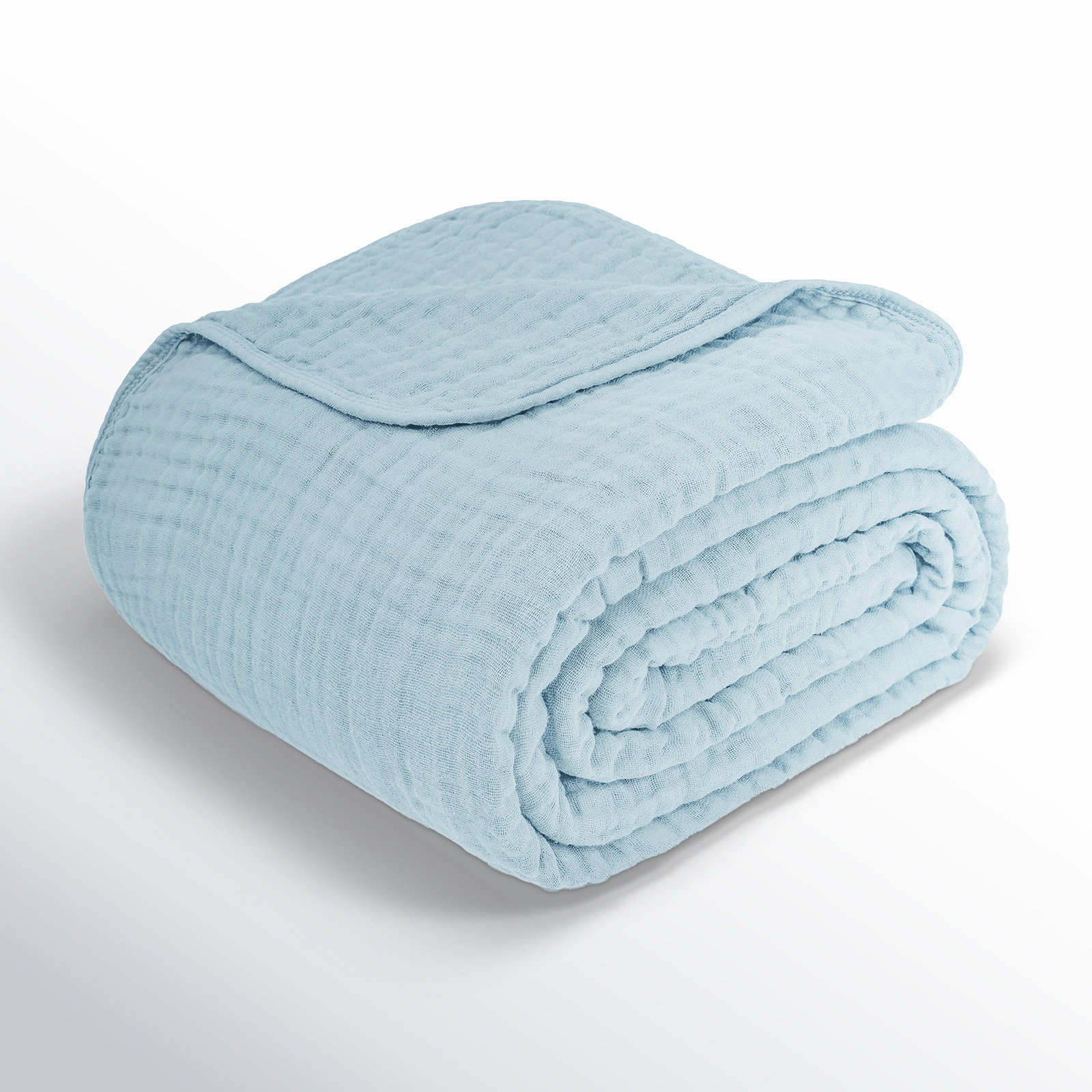 Karlina Muslin Blanket, Twin, White