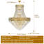 Lustre empire 26 lumières Jenilca