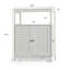Armoire de salle de bain autoportante l 23,5 po x H 31,5 po x P 12 po Harbuck
