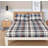 Microfiber Plaid Sheet Set-1760307001