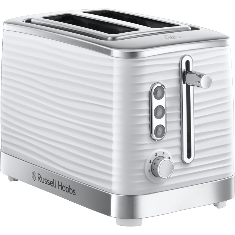 Russell Hobbs Inspire 2 Slice Toaster, White
